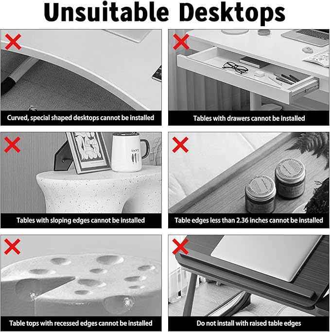 Arm Rest for Desk, Ergonomic Foldable Elbow Rest for Computer Desk, Adjustable Rotating Desk Extender Tray, Mouse Arm Bracket for Couch Keyboards Office Chair Car Massage Table (Black)