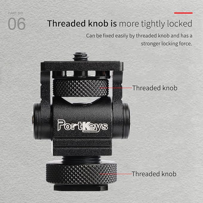 Portkeys Monitor Holder Mount with Locating Pins