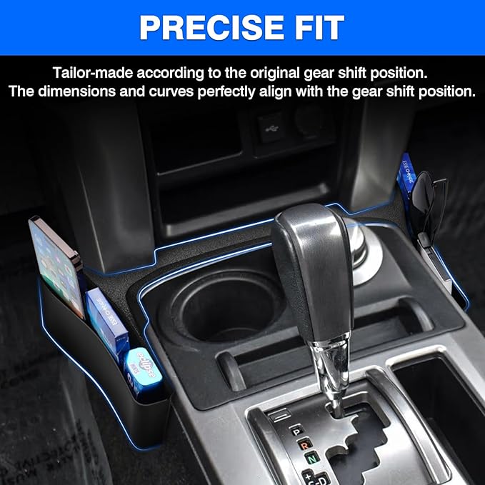 Autorder Gear Shift Organizer for 2010-2024 Toyota 4Runner Accessories Center Console Organizer Gear Shift Organizer Insert Tray