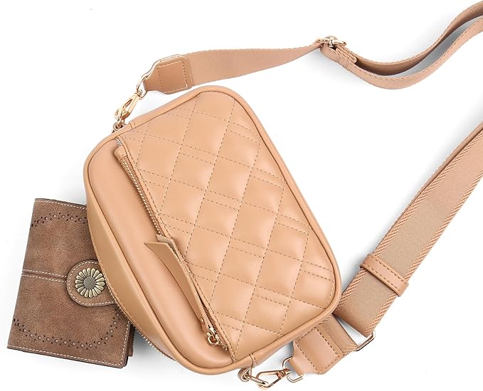 SENDEFN Small Wallets for Woman RFID Blocking Leather Bifold Credit Card Holder Purse with ID Window
