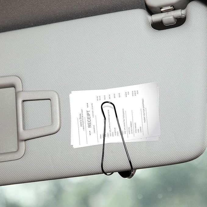 Frienda 10 Pieces Auto Car Vehicle Sun Visor Clip Holder for Sunglasses Glasses Holder Hanger Eyeglasses Mount Ticket Card Clip Car Accessories(Colorful)