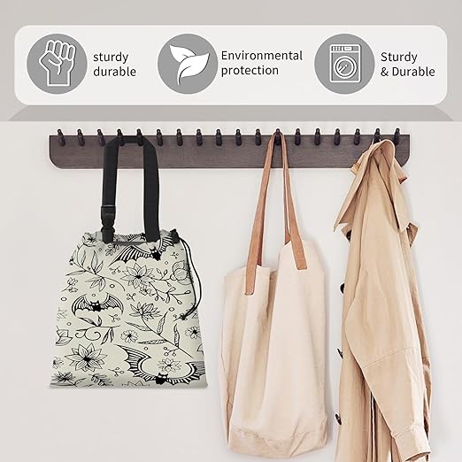 Car Trash Bag Large Hanging Can for Back of Seat, Cute Waterproof Car Garbage Bag for Vehicle, Travelling, Outdoor Cute Bat
