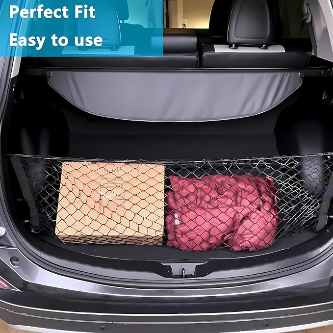 Envelope Style Trunk Rear Cargo Net Compatible with 2005 to 2022 2023 2024 2025 2026 Nissan Armada