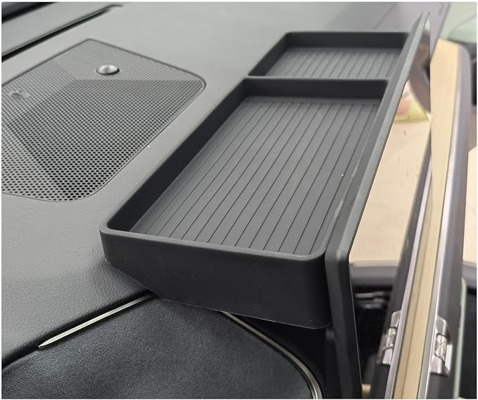 SXCY for 2026 Lexus ES Center Dashboard Organizer for 2026 Lexus ES Accessories Center Console Tray 2026 Lexus ES Screen Back Tray Silicone Dash Organizer Tray