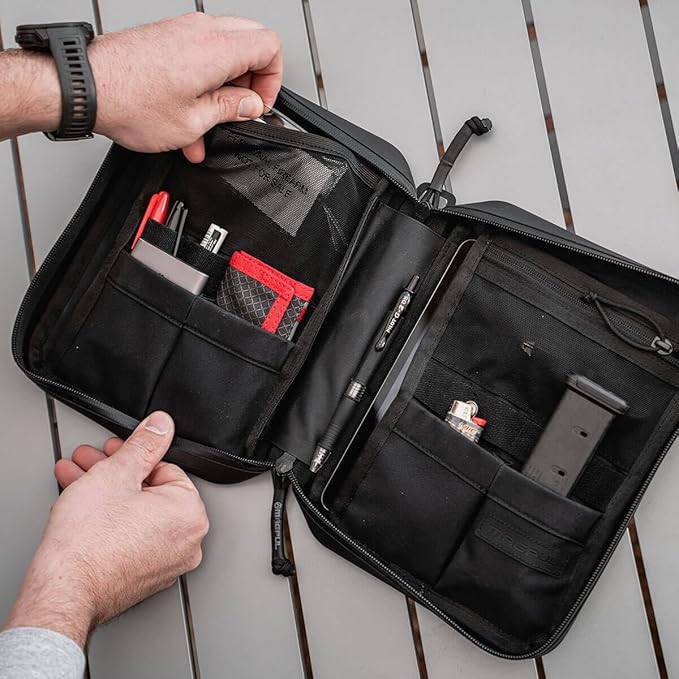 Magpul DAKA Utility Organizer Large Semi-Rigid Multi-Purpose Case, Durable Water-Resistant Heavy Duty Compact Pouch
