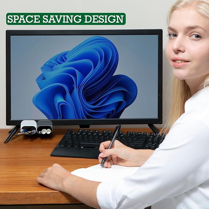 2 Pack Deskside Pen Holder - Optimize Your Space with Our Attachable Pencil Holder for Desk - Desk Pen Holder with Self-Adhesive and Rotatable Attacher