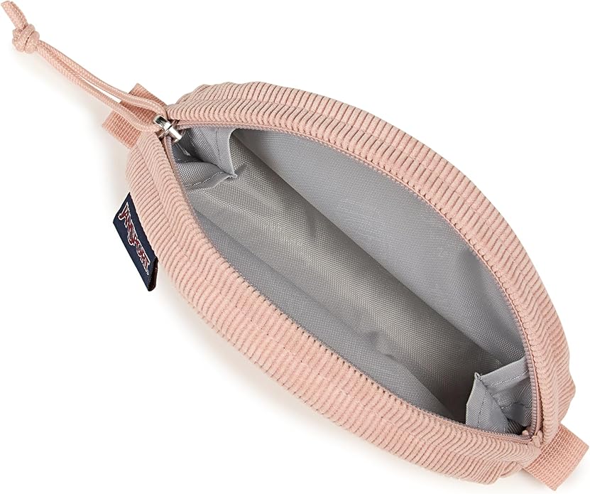 JanSport Luna Blue Compact Minimalist Semicircular Pouch