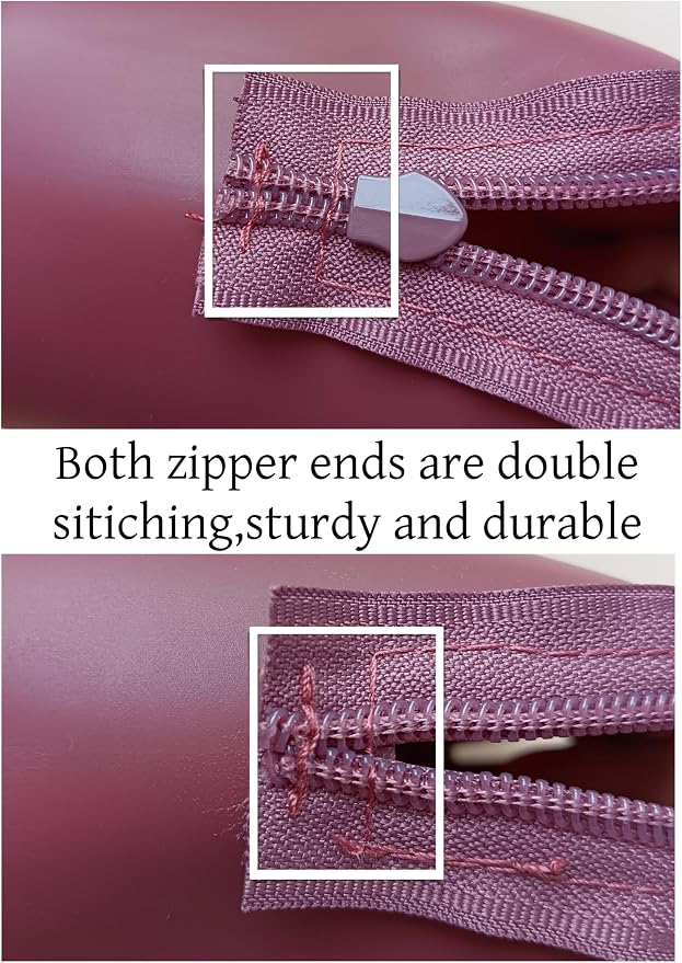 Foldable Silicone Makeup Bag Large Capacity and Lightweight Toiletry Bag for Travel Waterproof Cosmetic Bag with Zipper for Women Girls (Crimson)