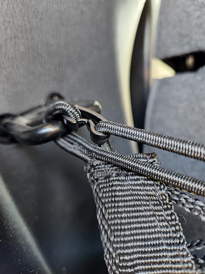 Back Seat Style Automotive Elastic Trunk Mesh Cargo Net for Mazda CX-3 2016-2021 - Premium Trunk Organizers and Storage - Luggage Net for Crossover - Best Car Organizer for Mazda CX 3