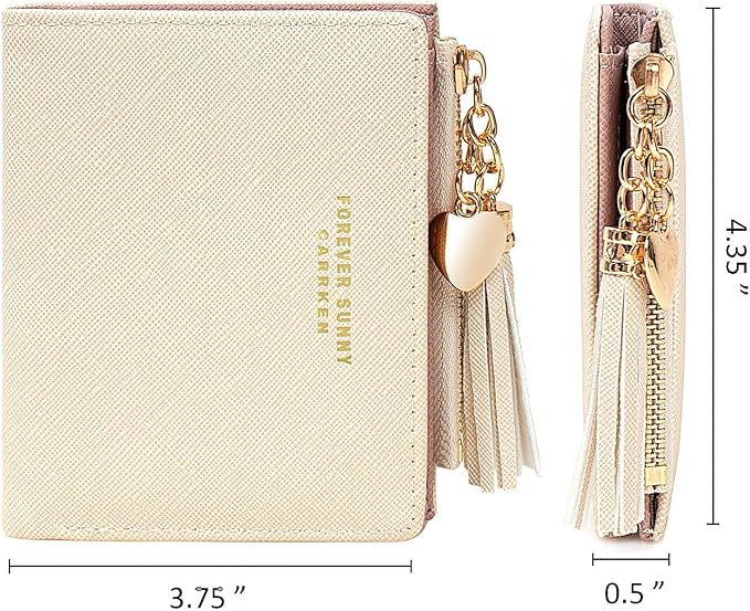 Valentoria Womens Wallet Cute Elegant Long Slim Card Holder Case Minimalist Coin Purse Thin Tassels Zip Clutch Wallets for Girls Ladies | Cute, Elegant, Long, Slim, Case, Minimalist