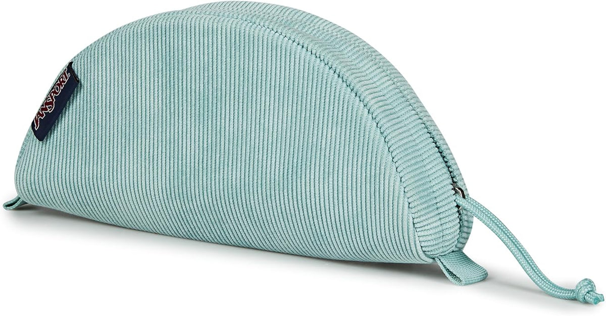 JanSport Luna Blue Compact Minimalist Semicircular Pouch