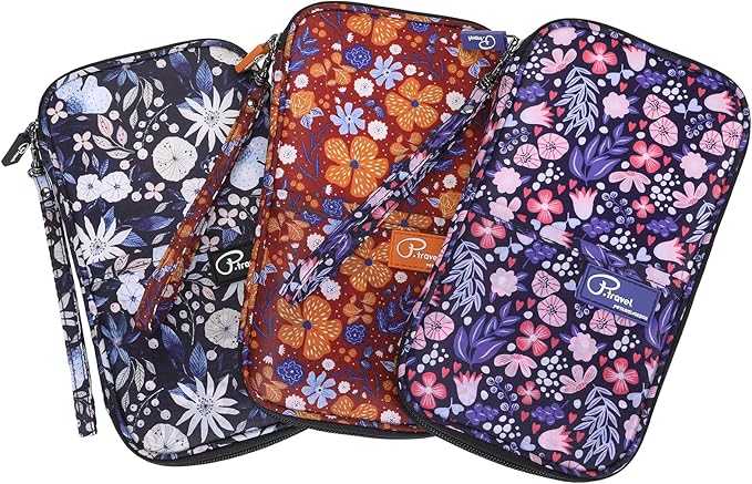 Family Passport Holder Organizer, RFID Blocking Travel Document Case, Lightweight Large Passport Cover Case Waterproof Bag Document Organizer for Women & Men