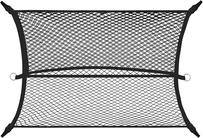Floor Style Automotive Elastic Trunk Mesh Cargo Net for Audi A5 (F5) 2018-2025 - Premium Trunk Organizer and Storage - Luggage Net for Coupe - Best Car Organizer for Audi A5 Sportback