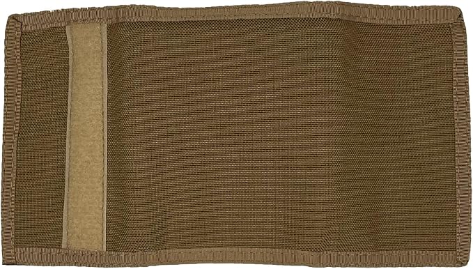 Sprocket Nylon Trifold Wallet with Coin Pocket & ID Window (Coyote Brown)