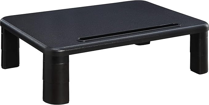 Lorell Mesh Wire Adjustable Monitor Riser