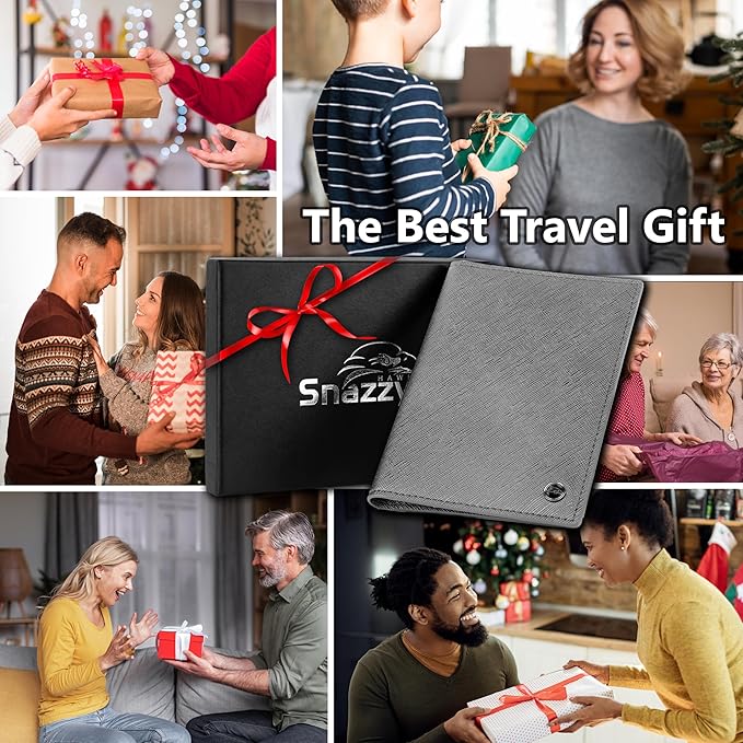2 Passport Holder - Travel Essentials, RFID Blocking Wallet Credit Card Organiser, Plain Accessories Slim Cover For Men & Women | Travel Essentials, RFID Blocking, Wallet, Accessories, Slim Cover