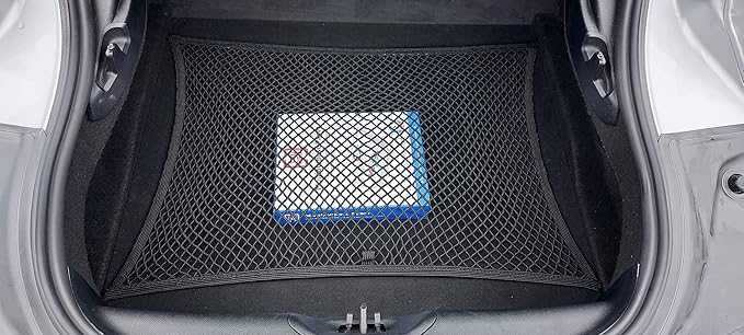 Floor Style Automotive Elastic Trunk Mesh Cargo Net for Toyota GR Supra 2019-2025 - Premium Trunk Organizer and Storage - Luggage Net for Coupe- Car Organizer for Toyota GR Supra J29/DB