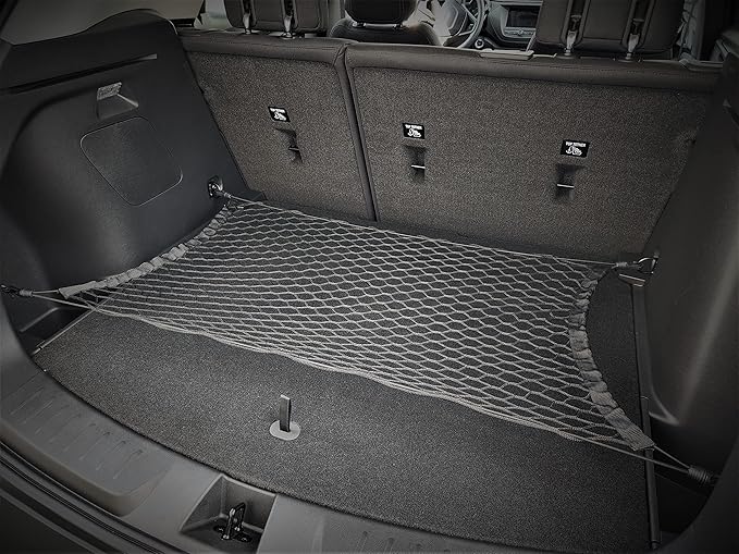 Floor Style Automotive Elastic Trunk Mesh Cargo Net for Chevrolet Trailblazer 2021-2025 - Premium Trunk Organizer and Storage - Luggage Net for Crossover - Car Organizer for Buick Encore GX