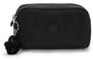 Kipling womens Women's Gleam Cosmetic Bag, Black Noir, 7.25 L x 4.25 H 3.25 D US