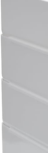TRU RED Side‑Load Stackable Plastic Letter Tray, White – Desktop Paper Organizer for Office Files & Documents
