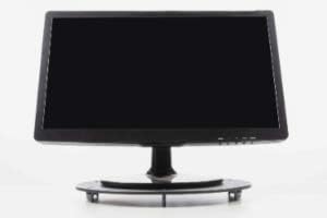 Vu Ryte Stackable 1 Inch Computer Monitor Riser Stand, Oval, Black, VUR 8800 48-Pack