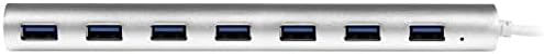 StarTech.com 7-Port USB Hub, USB A to 7x USB-A Ports, USB 3.2 5Gbps, Self-Powered, Portable Laptop Hub with power supply