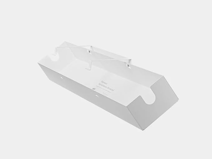 Under Desk Cable Management Tray, No Drill Metal Wire Organizer for Office Desk, Black Cable Tray for Cord Management, Home and Office Wire Hider