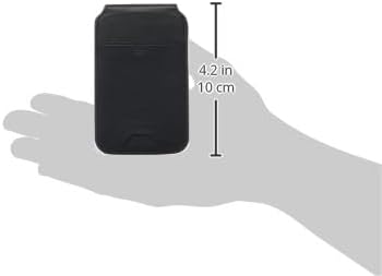 umoven Wallet for Men - Pop Up Case, Cash Slot, and Credit Card Slot - Slim Aluminum Wallet with RFID Blocking, Minimalist Leather Wallet Front Pocket with ID Window, Gift Box (Dark black)