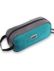 GOX Small Travel Toiletry Bag, Dopp Kit Case For Men, Multifunction Organizer Pouch (Turquoise/Grey)
