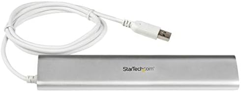 StarTech.com 7-Port USB Hub, USB A to 7x USB-A Ports, USB 3.2 5Gbps, Self-Powered, Portable Laptop Hub with power supply