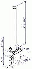 LINDY 450mm Desk Clamp Pole (40692)