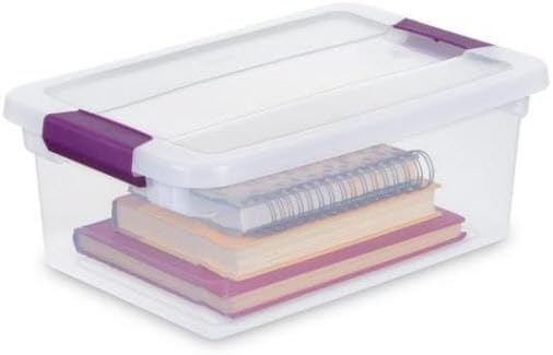 Sterilite 17531712 15-Quart Clearview Latch Box 2-Pack