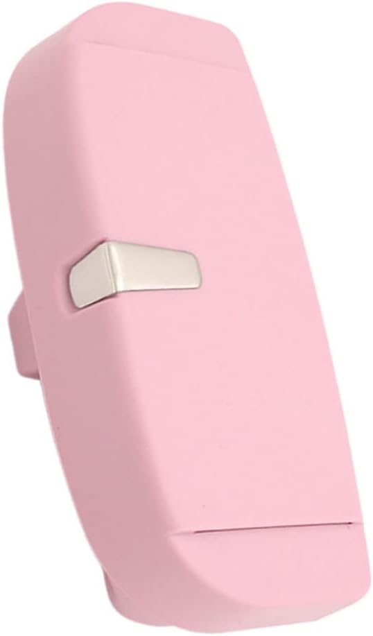 SAFIGLE 1Pc Multifunctional Vehicle Mounted Eyewear Case Pink Visor Clip for Sunglasses and Ticket Storage for Organizing Glasses Accessories and More Car Home