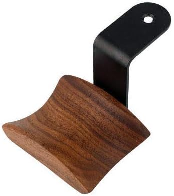 YANGMEI Under-Desk Mount Headphone Hanger Holder Headset Stand Walnut Wood Headphone Rack Hook Desk Tabletop Tape Under-Desk Mount Headphone Hanger Holder for Audio,Studio & Gaming Headphones