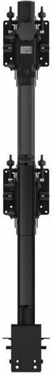 Atdec Desk Mount for Monitor, Display, Computer, Flat Panel Display, Curved Screen Display - Black - Landscape/Portrait