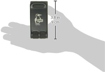 Chums Glasshopper Clip - Metal Sun Visor Glasses Holder for Vehicles - Car, Truck, or SUV Sunglasses Mount Attachment (Black)