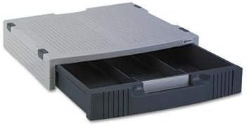 Basic LCD Monitor Stand, 15 x 11 x 3, Light Gray/Charcoal