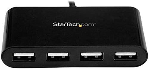 StarTech.com 4-Port USB-C Hub - USB-C to 4x USB-A Hub Adapter - Mini USB 2.0 Hub - Bus-powered USB Type-C Port Expander (ST4200MINIC)