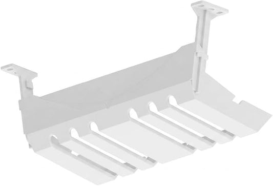 Cable Management Box, Cord Organizer Box for Desk Organizer, Under Desk Cable Box for, Modern Minimalist Home Office, White