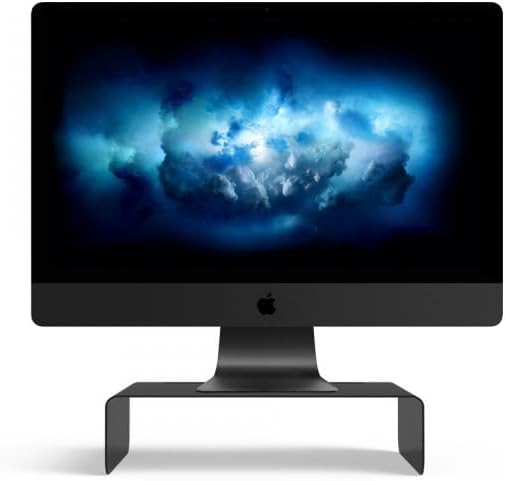 Oeveo Rise Monitor Stand - 15W x 4.25H x 11D | Quality Metal Monitor Stand Riser, Made in USA | MS-441