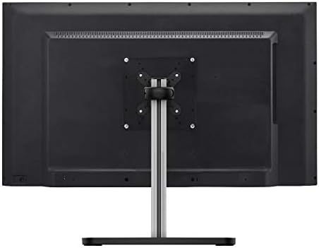 Atdec VFS-DH Dual Freestanding Horizontal Desk Monitor Mount (Supports two displays horizontally up to 27?? with horizontal or vertical orientation, swivelling heads and QuickShift mechanism, Silver,Polished Silver