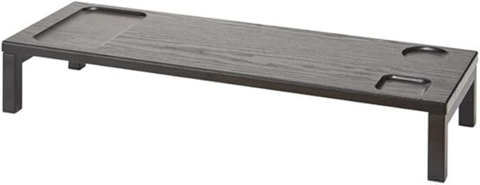 Nitori 6201712 Monitor Stand ZK005 59 Black, Width 23.2 x Depth 7.9 x Height 3.9 inches (59 x 20 x 10 cm)