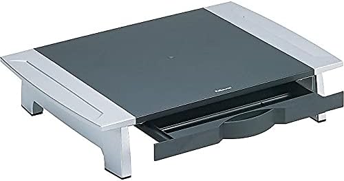 Fellowes 8031101 Monitor Riser,Adjustable,19-7/8-Inch x14-1/16-Inch x4-Inch -6-1/2-Inch,BK/SR