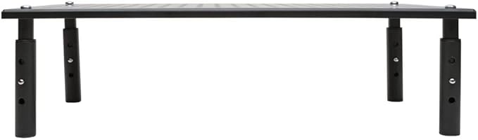Tripp Lite Computer Monitor Stand, Adjustable Height, 18 x 11 in., Metal, Black (MR1812M)