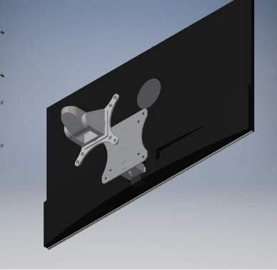 MP-HP26-1 Monitor VESA Adapter for HP 27er, 27es, 27ea, 25er, 25es, 24ea, 23er, 23es, 22er, 22es, 22f, 23f, 24f, 25f | VESA 75x75mm, 100x100mm Conversion Kit