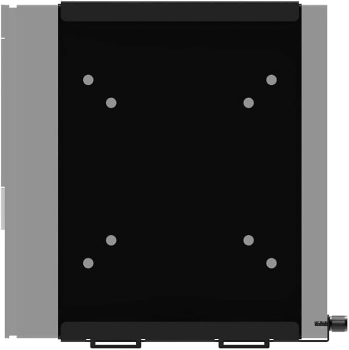 JINGCHENGMEI Wall Mount Compatible with Dell OptiPlex Micro Form Factor Case, VESA and Under Desk Available, Fits MFF 7070, 7060, 7050, 5070, 5060, 5050, 3040, 3046, 3050, 3060, 3070, 3080 and More