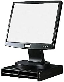 Vu Ryte Stackable 1 Inch Computer Monitor Riser Stand, VuRyser 1, Black, VUR 2455 Single Unit