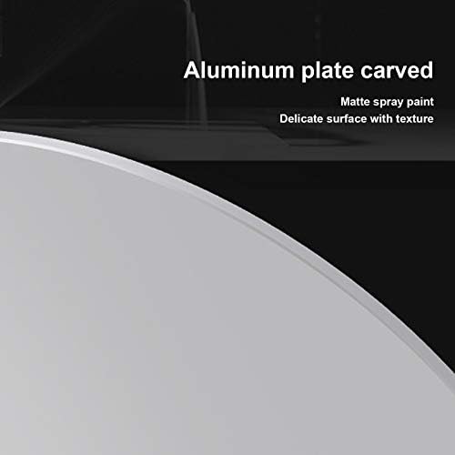 Silver Aluminum Alloy Computer Screen Monitor Turntable StandRotating Swivel Base, 360° Rotation Monitor Swivel Base for Disply Rotating Mount Office Supplies