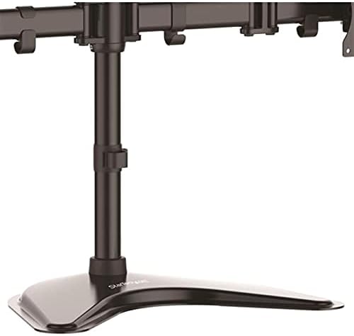 StarTech.com Quad Monitor Stand - Articulating - Supports Monitors 13??to 27??- Adjustable VESA Four Monitor Stand for 4 Screen Setup - Steel - Black (ARMBARQUAD)