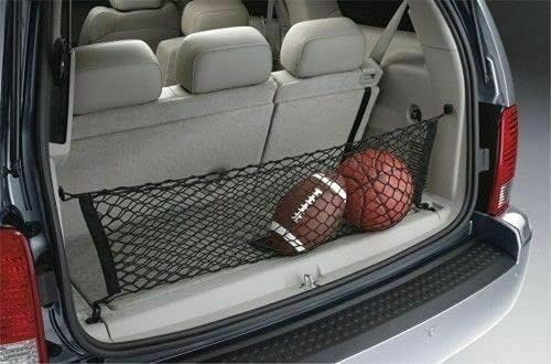 Rear Trunk Organizer Cargo Net for Chrysler Aspen 2007-2009 – Envelope Style Cargo Net for SUV - Premium Mesh Car Trunk Organizer Vehicle Carrier Storage – Compatible with Aspen